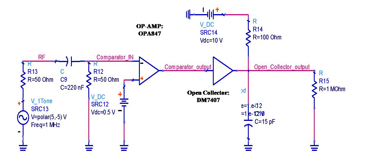 Schematic of Comparator